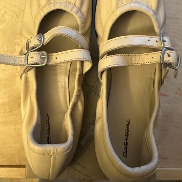 NWOT Free People Gemini Ballet Flats Tulle Pink size 8.5 - Picture 4 of 10